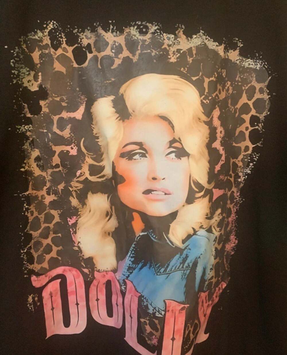 Dolly Parton Tee in Black Unisex Size 3XL NEW - Picture 2 of 2